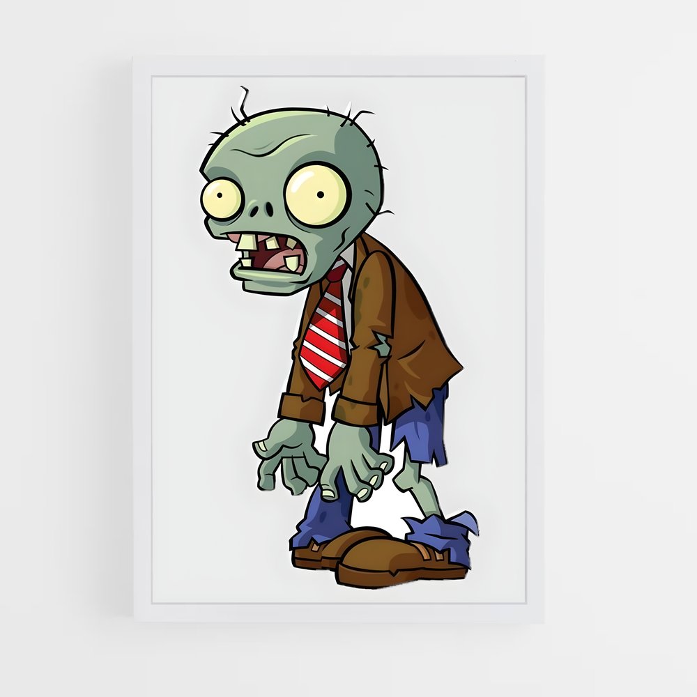 Poster Zombie Chic – affiche Plants vs zombies (vue 3)